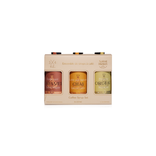 Ensemble Sirops à café – coffret cadeau gourmand – vue 2