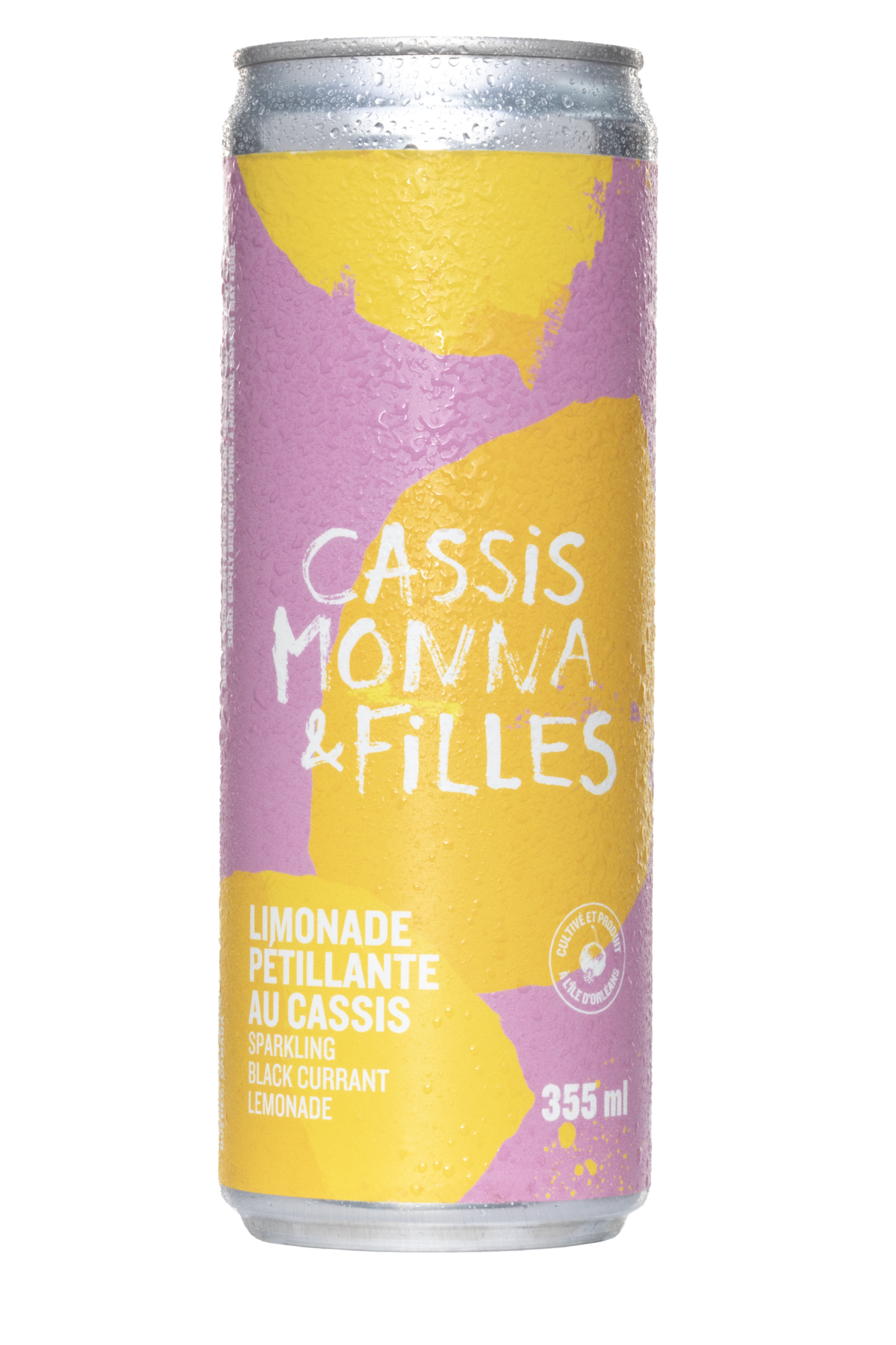 Limonade au Cassis Pétillant – 355 ml – boisson prête à boire