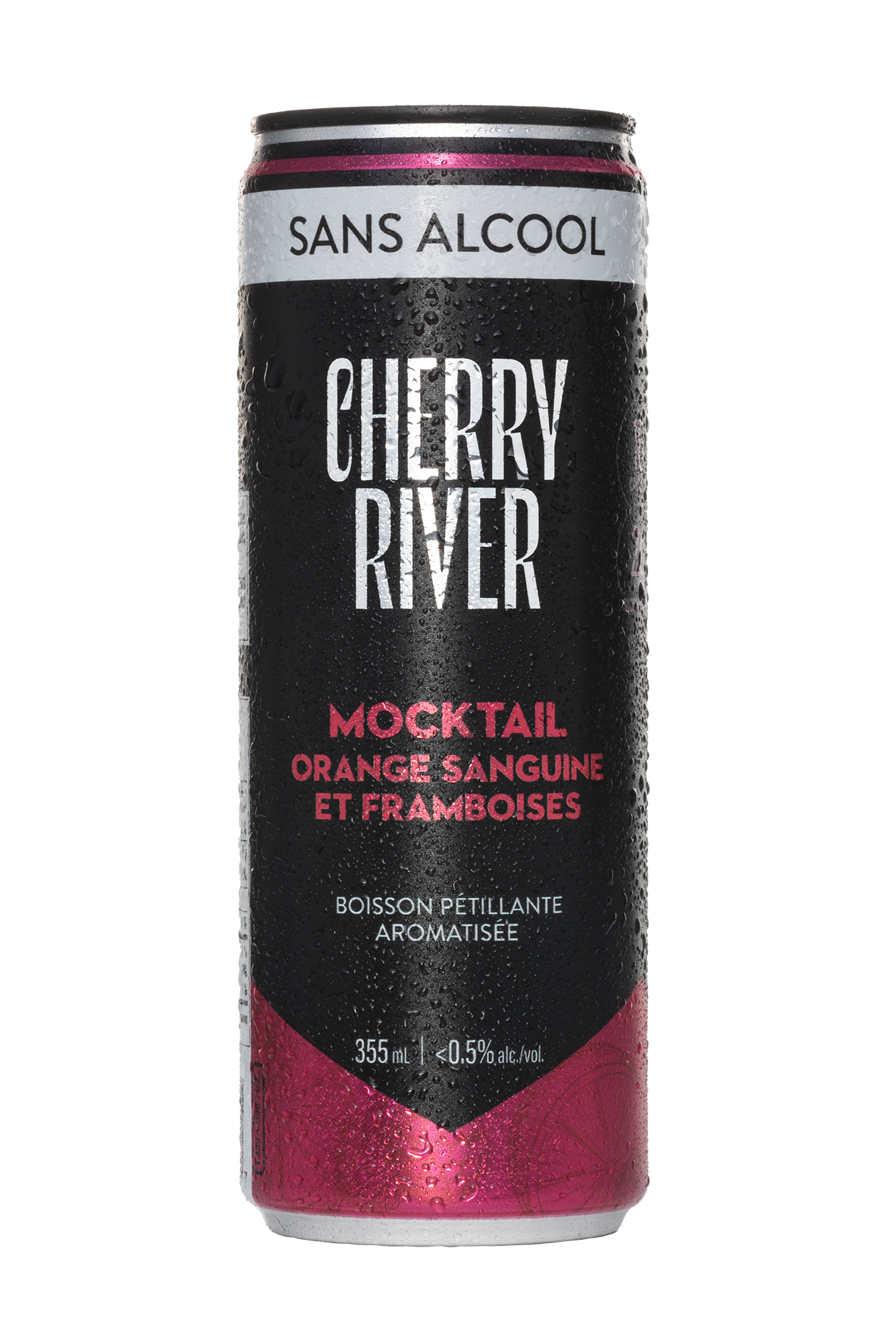 Orange Sanguine et Framboise – 355 ml – boisson prête à boire