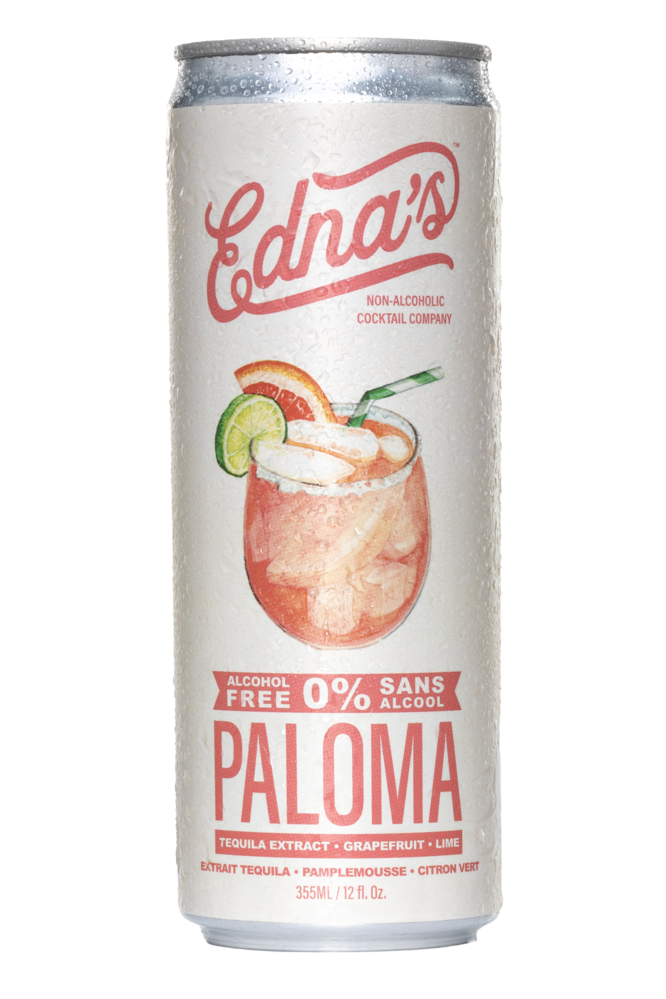 Mocktail Paloma – 355 ml – boisson prête à boire