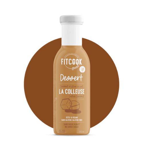 Sauce Dessert Keto – La Colleuse – 355 ml – sirop sans sucre pour boisson – vue 2