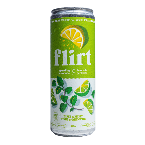 Limonade Pétillante Lime et Menthe – 355 ml – boisson prête à boire – vue 2