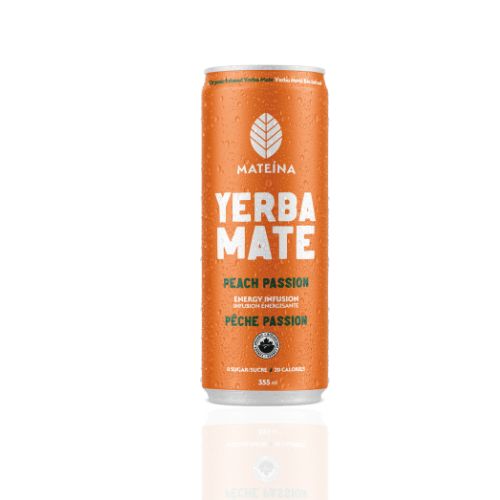 Pêche Passion – Yerba Maté – 355 ml – boisson prête à boire – vue 2