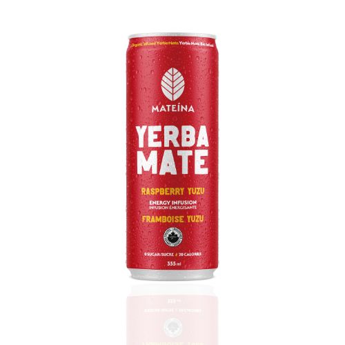 Framboise Yuzu – Yerba Maté – 355 ml – boisson prête à boire – vue 2