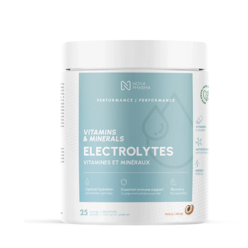 Électrolytes Pêche – Sans Sucre – préparation d’électrolytes – vue 2