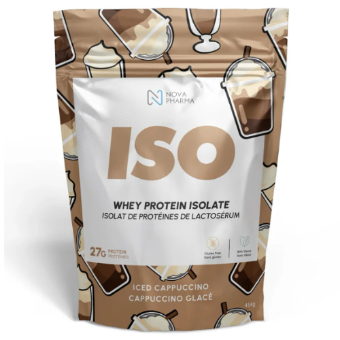 ISO Protéine Cappuccino – Sans Sucre – 454 g – préparation protéinée – vue 2
