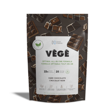 VÉGÉ Protéine Chocolat Noir – Sans Sucre – 800 g – préparation protéinée – vue 2