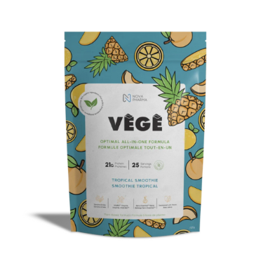 VÉGÉ Protéine Smoothie Tropical – Sans Sucre – 725 g – préparation protéinée – vue 2
