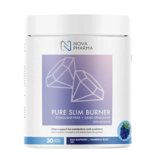 PURE SLIM BURNER Framboise Bleue – Sans Stimulant – produit gourmand offert au Québec – vue 2