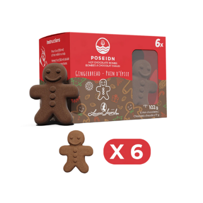Bombe Chocolat Pain d'épices – bombe à mocktail 3D – format pack de 6 – vue 2