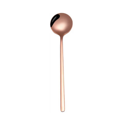Cuillère à Thé – Or Rose – accessoire de bar pour mocktails – vue 2