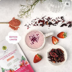 Latté Fraise Hibiscus – Resplendissant – boisson fonctionnelle bien-être – vue 5