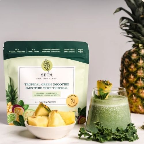 Smoothie protéiné Vert Tropical – boisson fonctionnelle bien-être – vue 2