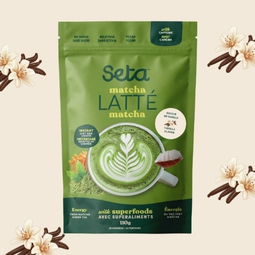 Latté au Matcha et Vanille – Énergie et Focus – boisson fonctionnelle bien-être