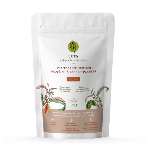 Protéine à base de plantes – Cacao – 315 g – préparation protéinée – vue 2