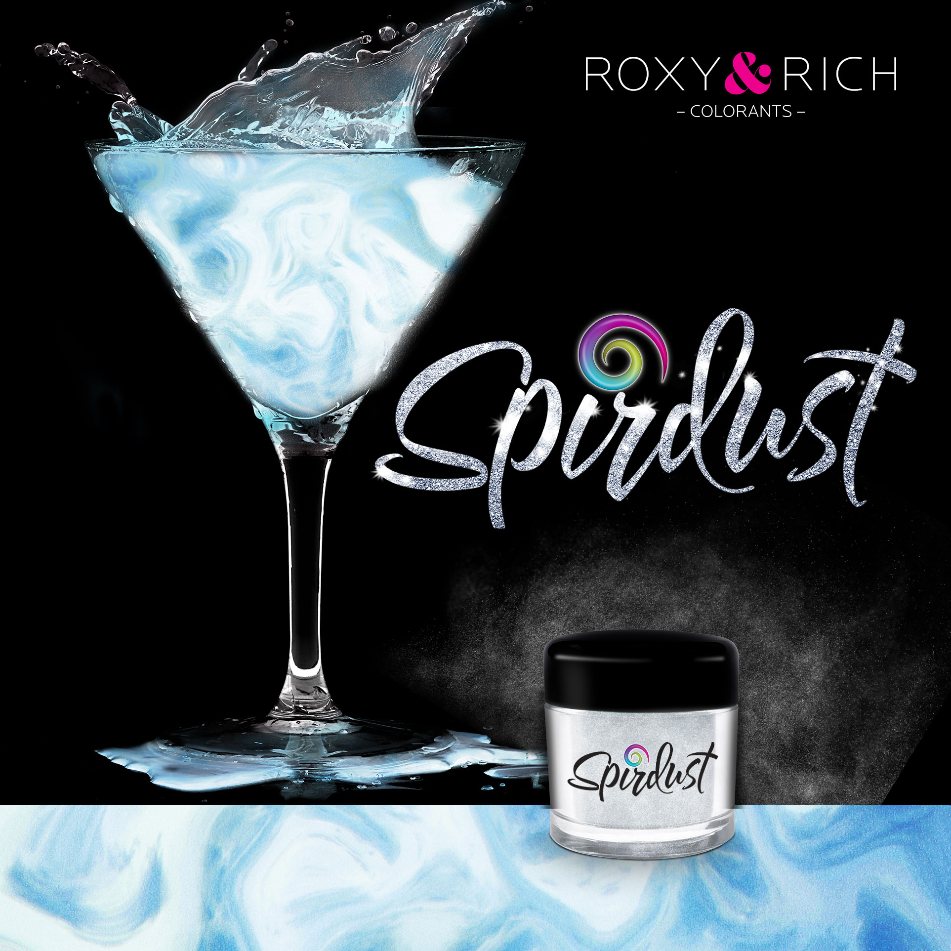 Bleu Perlé – garniture pour mocktail – vue 4