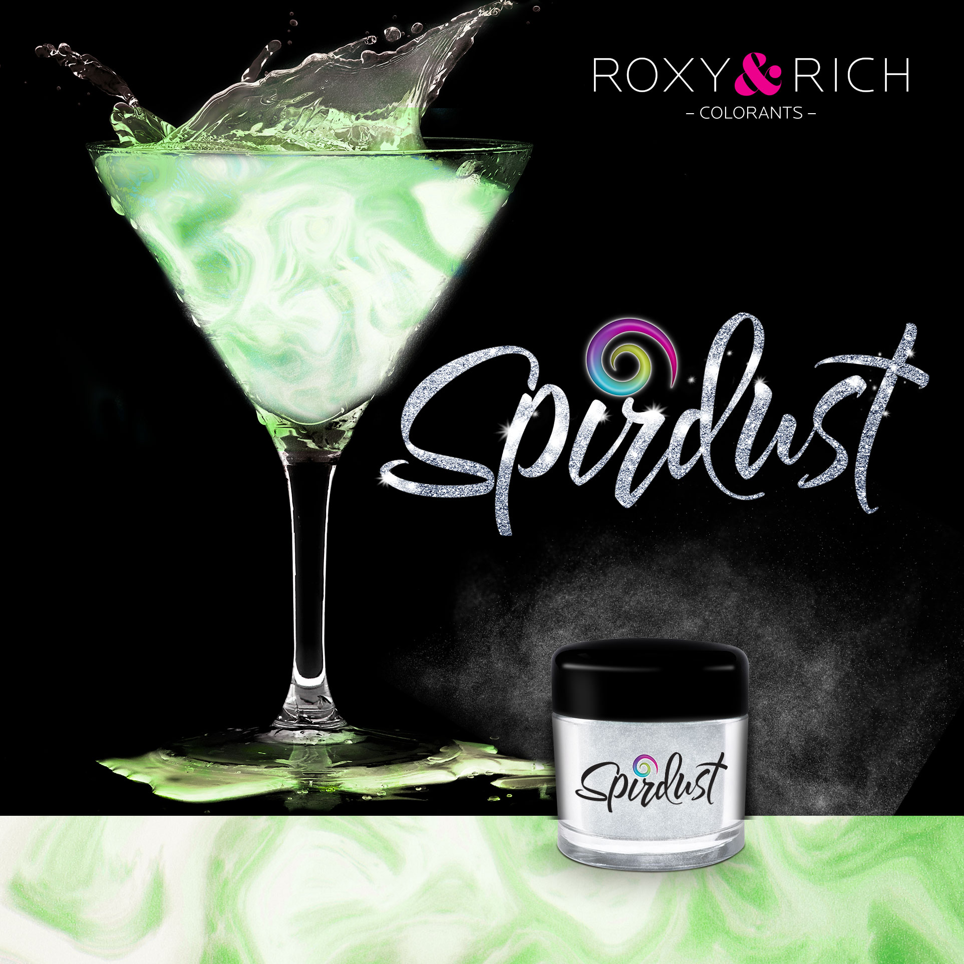 Vert Perlé – garniture pour mocktail – vue 4