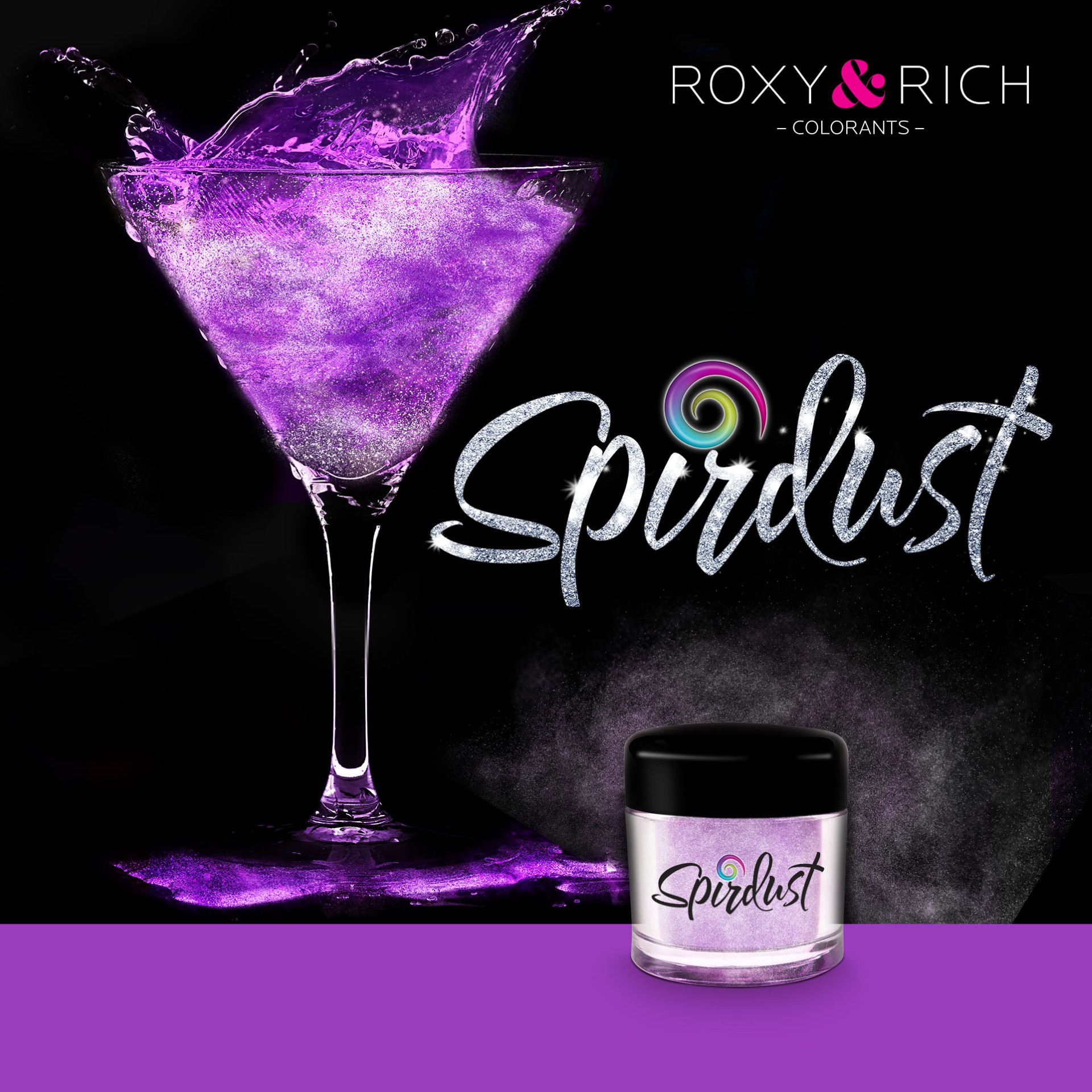 Violet – garniture pour mocktail – vue 4
