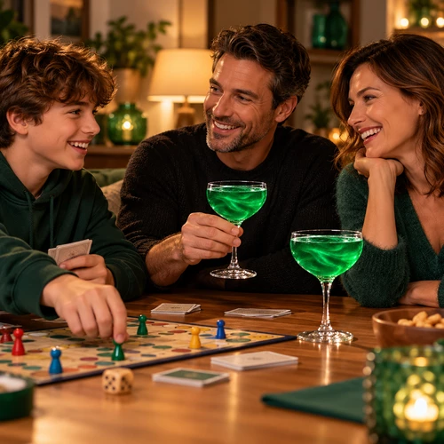 Vert – garniture pour mocktail – vue 3
