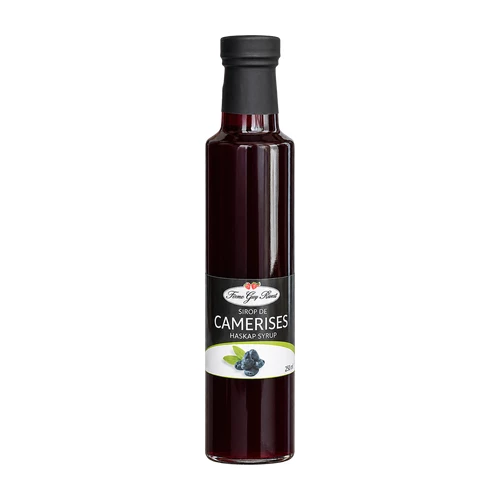 Sirop de Camerises – 250 ml – sirop fruité pour mocktail