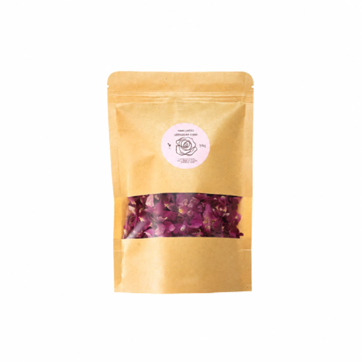 Pétales de roses – Fleurs séchées – garniture pour mocktail