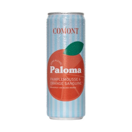 Mocktail Paloma Pamplemousse et Orange sanguine – 355 ml – boisson prête à boire