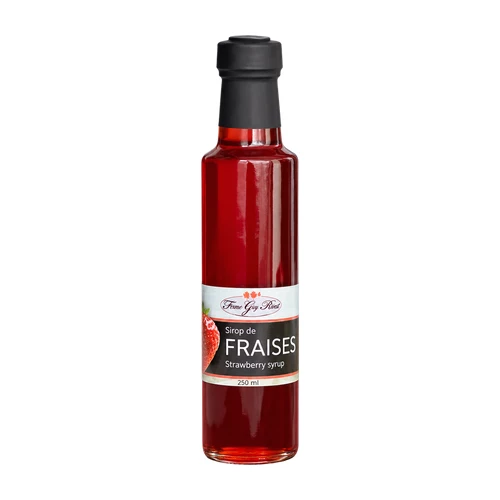 Sirop de Fraises – 250 ml – sirop fruité pour mocktail