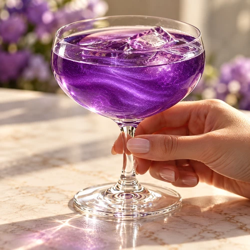 Violet – garniture pour mocktail – vue 2