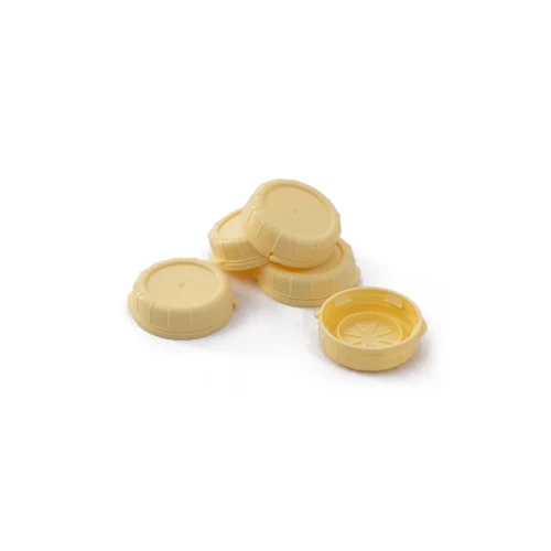 6 Bouchons Bouteille Dam – Jaune – accessoire de bar pour mocktails