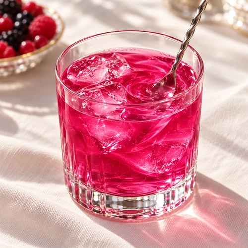 Rose – garniture pour mocktail – vue 2