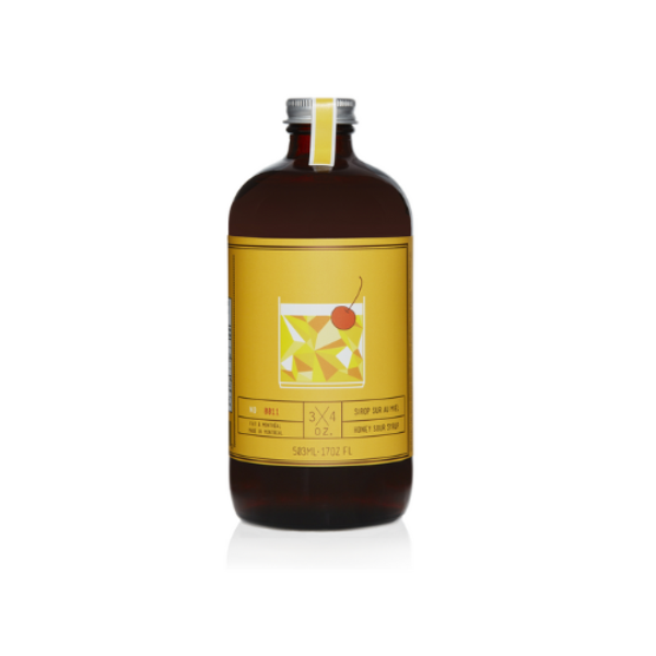 Sirop Sur au miel - Sirop à cocktail - ¾Oz 503 ml