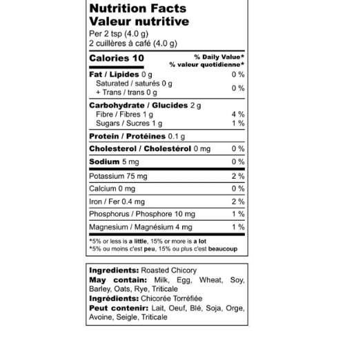 Chicorée Instantanée - Sans Caféine - Substituts de Café - Infusion - Chico 100 g – Image 4