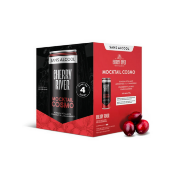 Cosmo - Prêt-à-boire sans alcool- Cherry River 4 x 355 ml
