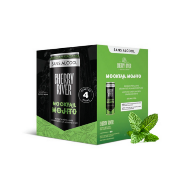 Mojito - Prêt-à-boire sans alcool- Cherry River 4 x 355 ml