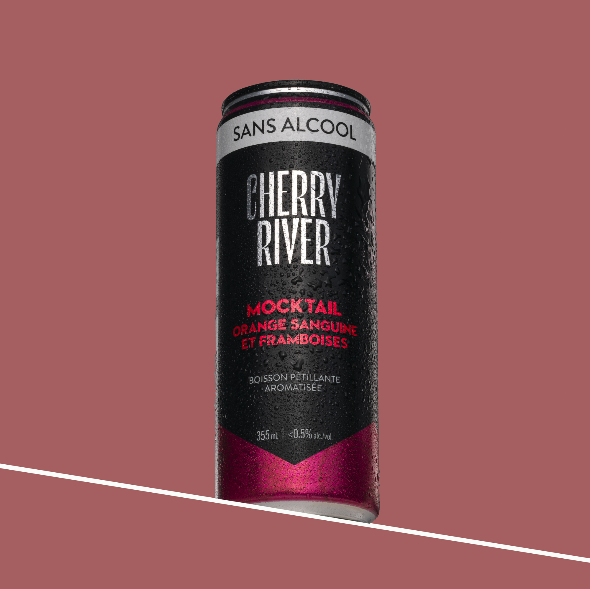 Orange sanguine et framboise - Prêt-à -boire sans alcool