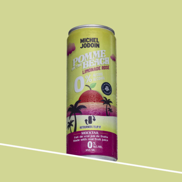 Mocktail Limonade rose - Pomme on the beach