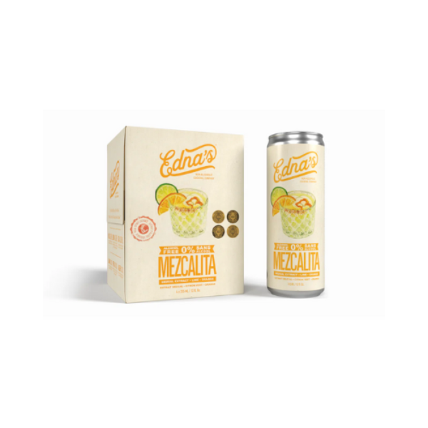 Mocktail Mezcalita - Prêt-à-boire - Edna's 4 x 355 ml