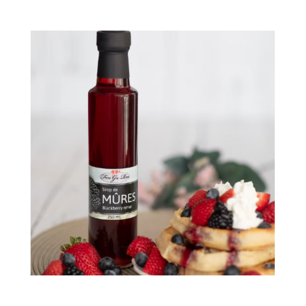 Sirop de 4 Fruits - Sirop à cocktail - Ferme Guy Rivest 250 ml