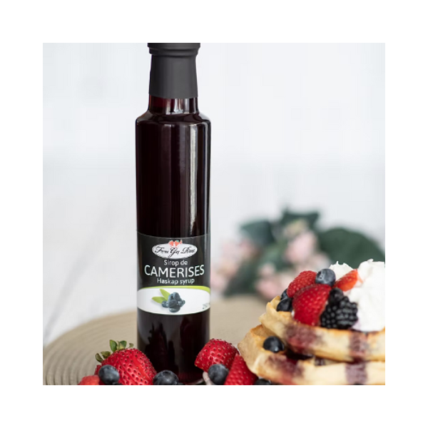 Sirop de Camerises - Sirop à cocktail - Ferme Guy Rivest 250 ml