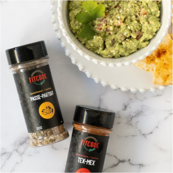 Assaisonnement Passe-Partout - Épices - Sans Sucre - Faible en calorie - Fitcook Fodz 70 g