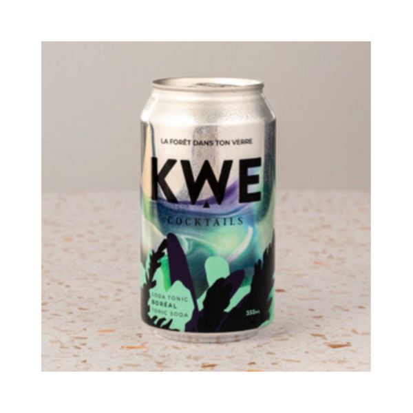 Soda Tonic Boréal - Allongeur à cocktail - Prêt-à-boire - KWE Cocktails 4 x 355 ml