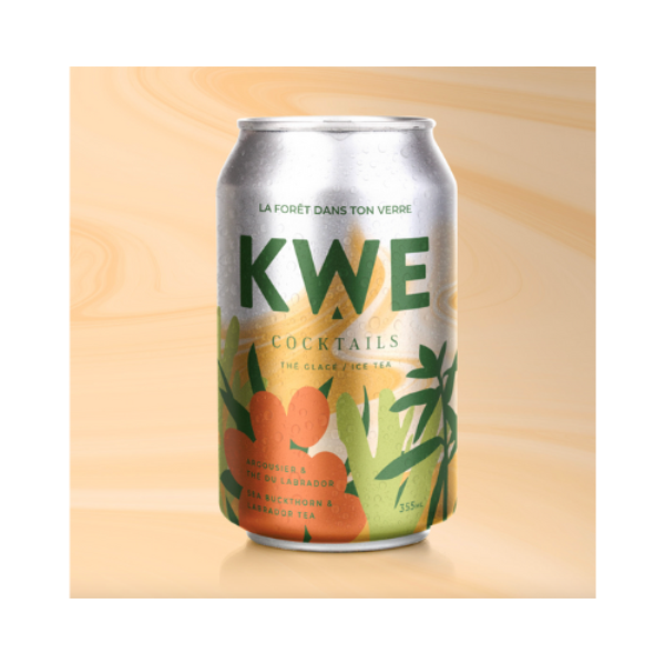 Thé Glacé Nordique - Prêt-à-boire - KWE Cocktails 4 x 355 ml