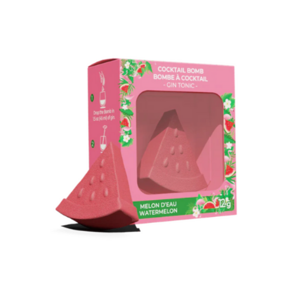 Bombe Gin Tonic Melon d'eau et Fleur de sureau - Bombe à cocktail - Poseidn 1 pièce
