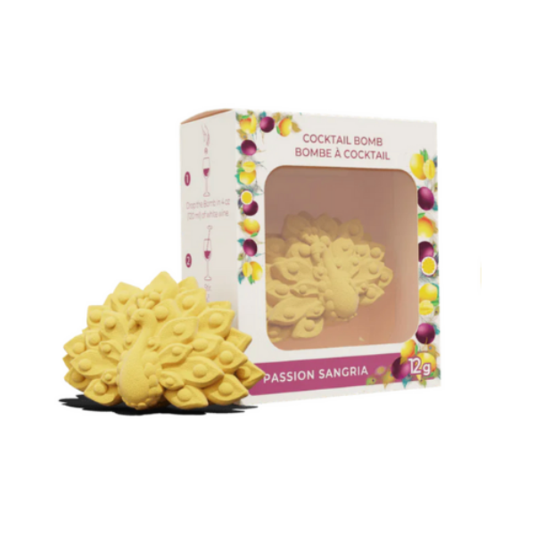 Bombe Sangria Passion et Mangue Paon - Bombe à cocktail - Poseidn 1 pièce