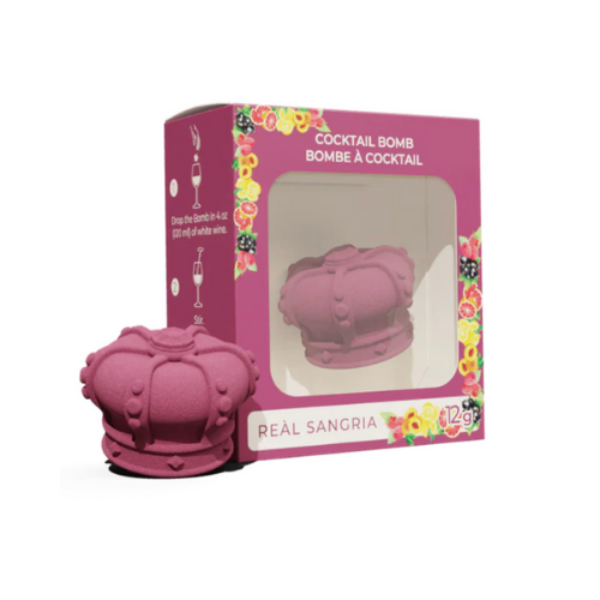 Bombe Sangria Real Framboise- cassis et Pamplemouse - Bombe à cocktail - Poseidn 1 pièce
