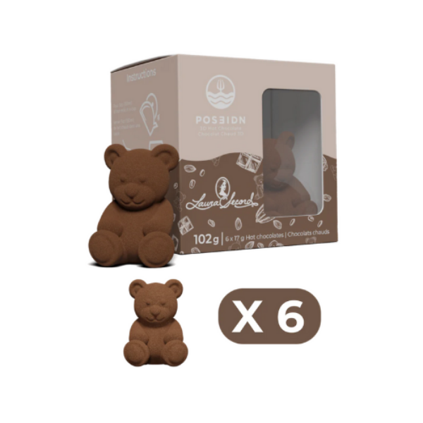 Bombe Chocolat Classique -Bombe à chocolat chaud - Poseidn 6 pièces