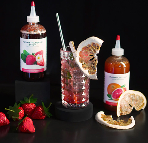 Pamplemousse et fraise