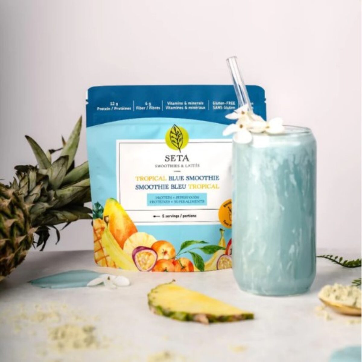 Smoothie Bleu Tropical