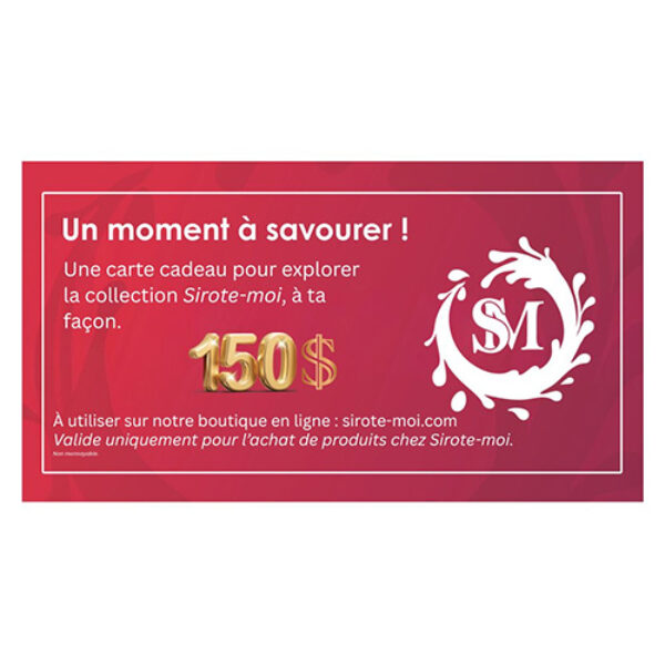 SIR-MOI-04-CC-150 Carte cadeau Sirote moi
